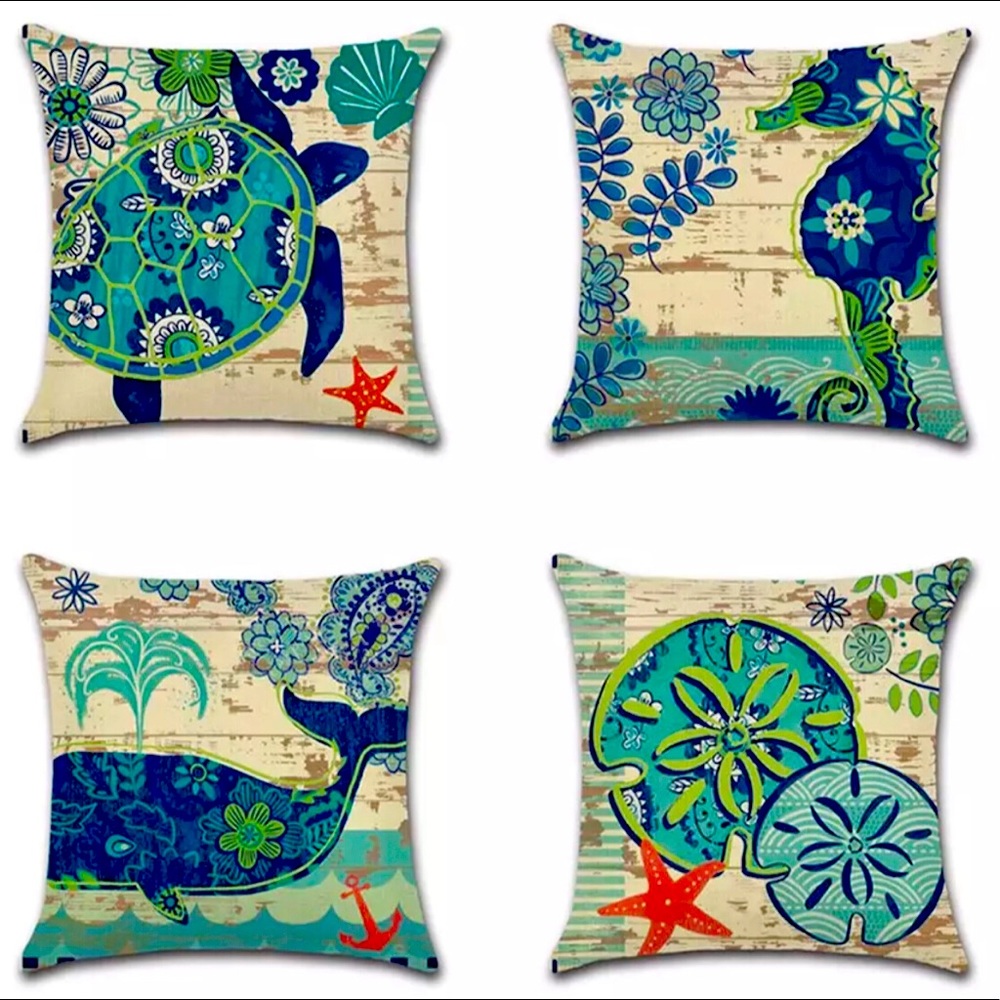 Coastal Pillow Cases